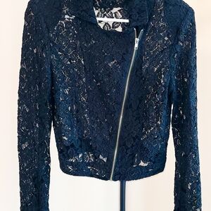 Forever 21 Blue Blazer Contemporary Style